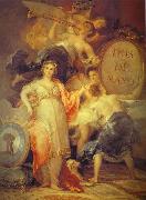 Francisco Jose de Goya Allegory of the City of Madrid. oil on canvas